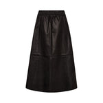 MOS MOSH MMDeena Leather Skirt in Black