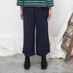 BEAUMONT ORGANIC Evora Organic Cotton Corduroy Trousers in Night Sky Navy