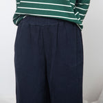 BEAUMONT ORGANIC Evora Organic Cotton Corduroy Trousers in Night Sky Navy