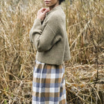 BEAUMONT ORGANIC Leo Recycled Wool Knitted Jumper in Taupe Marl