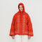 THE TINY BIG SISTER Flowers Down Jacket in Dark Red