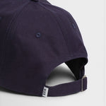 WAX LONDON Tranton Trucker Cord Cap in Navy/Rust