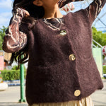 BLACK COLOUR BCBjoerk Knitted Vest in Coffee