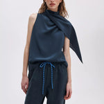 RAG & BONE Adela Silk Top in Salute