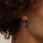 WANDERLUST LIFE Isla Drop Earrings in Alexandrite Quartz