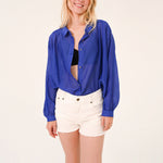 SACRECOEUR Ali Shirt in Cosmo Blue