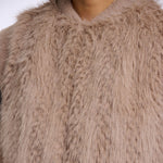 RINO & PELLE Alvita Faux Fur Gilet in Oat