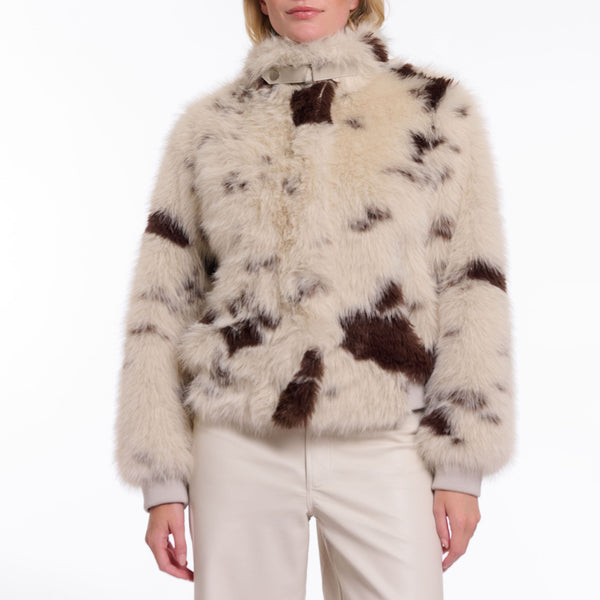 RINO & PELLE Ambre Short Jacket in Cow Girl