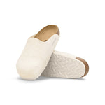 BIRKENSTOCK Amsterdam Home Shoe in Eggshell