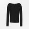 SKALL Amy Wide Neck Blouse in Black