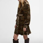 BARBOUR Barbour X Farm Rio Ana Clara Long Sleeve Mini Dress in Pineapple Print