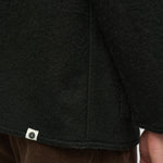 ANERKJENDT Akowen Boiled Wool Overshirt in Caviar