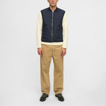 ANERKJENDT Akrobin Quilt Gilet in Sky Captain