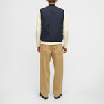 ANERKJENDT Akrobin Quilt Gilet in Sky Captain