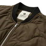 ANERKJENDT Akbernie Quilt Jacket in Forest Night