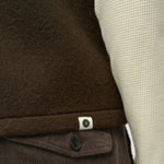 ANERKJENDT Akrobin Boiled Wool Gilet in Delicioso