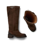 PAVEMENT Anine Suede Boots in Brown