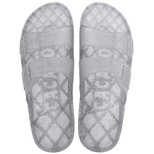 Anjo Glitter Sandals in Silver
