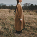 ANNE-MI Bay Long Trenchcoat in Ermine