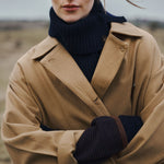 ANNE-MI Bay Long Trenchcoat in Ermine