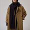 ANNE-MI Bay Long Trenchcoat in Ermine