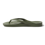 ARCHIES Arch Support Flip Flops in Olive