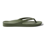 ARCHIES Arch Support Flip Flops in Olive