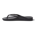 ARCHIES Arch Support Flip Flops in Black