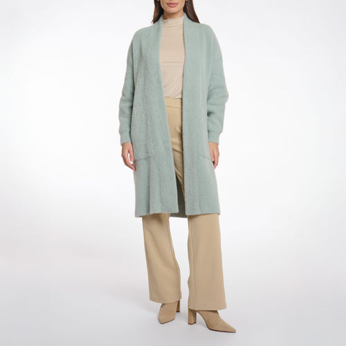 RINO & PELLE Arline Long Big Sleeves Cardigan in Manor Grey