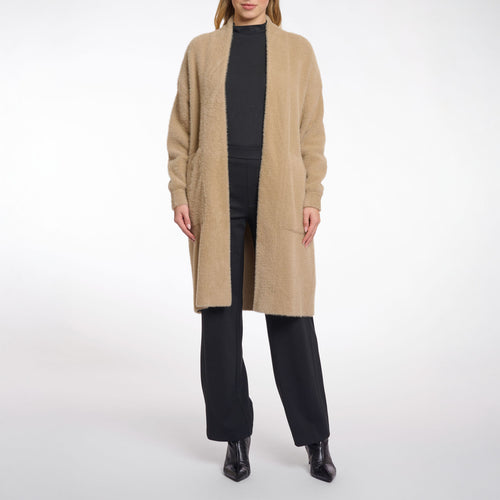 RINO & PELLE Arline Long Big Sleeves Cardigan in Misty Nude
