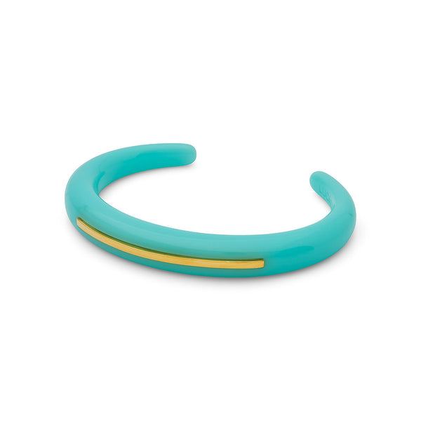 LUCAS JACK Resin Bangle in Turquoise