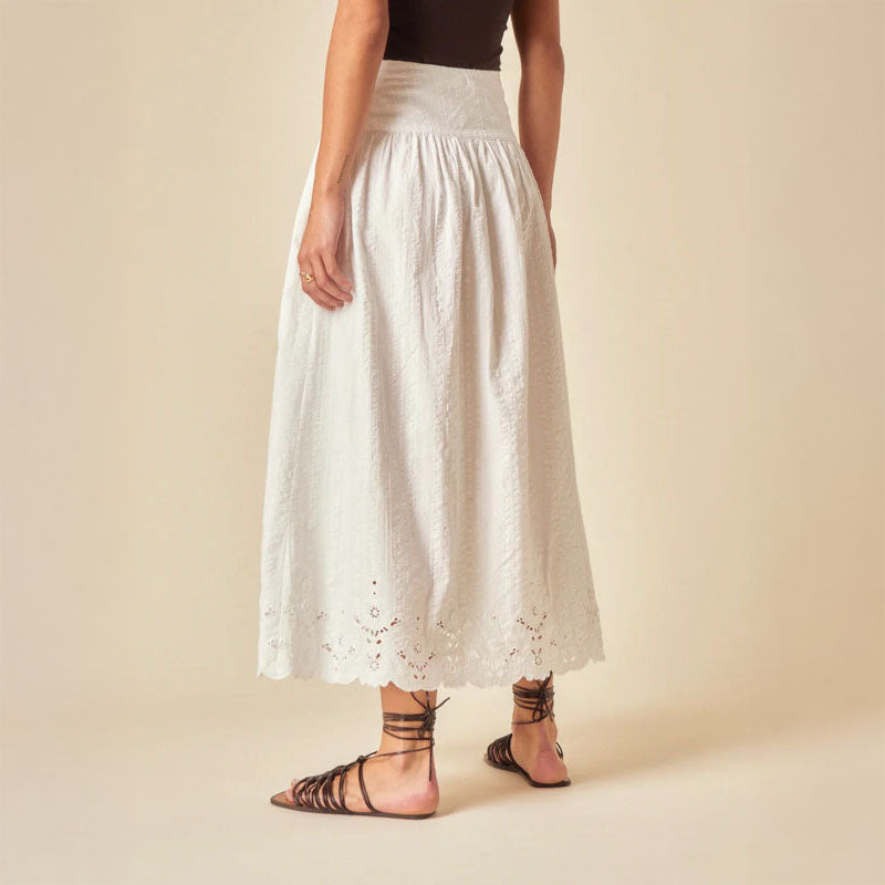 NOBODYS CHILD Layla Skirt in White