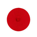 QUINTON & CHADWICK Stitch Interest Beret in Red