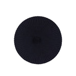 QUINTON & CHADWICK Stitch Interest Beret in Navy