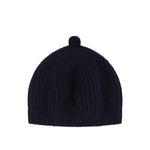 QUINTON & CHADWICK Stitch Interest Beret in Navy