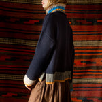 BONTE Bailey Jumper in Navy/Multi