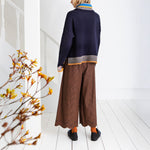 BONTE Bailey Jumper in Navy/Multi