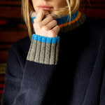 BONTE Bailey Jumper in Navy/Multi