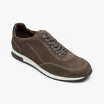 LOAKE Bannister Trainers in Anthracite Suede