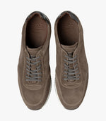 LOAKE Bannister Trainers in Anthracite Suede