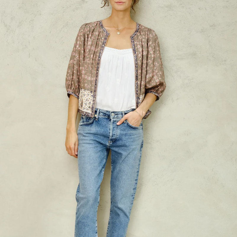 M.A.B.E Bani Print Jacket in Multi