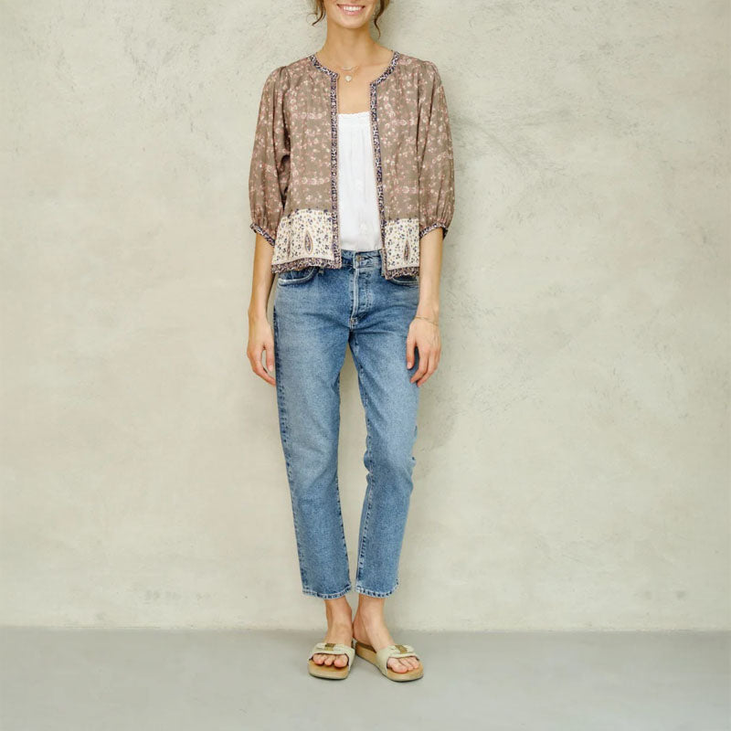M.A.B.E Bani Print Jacket in Multi