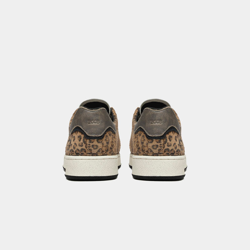 D.A.T.E Base Mixed Sneakers in Leopard