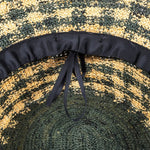 TRAVAUX EN COURS Bob Raffia Hat in Army