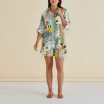 BETTY BASICS Mills Shirt in Paradise Print