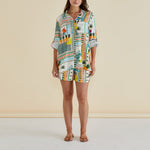 BETTY BASICS Mills Shirt in Paradise Print