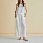 BETTY BASICS Copacabana Relax Pant in White
