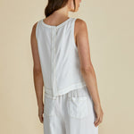 BETTY BASICS Copacabana Shell Top in White