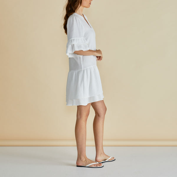 BETTY BASICS Malibu Dress in White