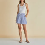 BETTY BASICS Jovie Stripe Shorts in Navy